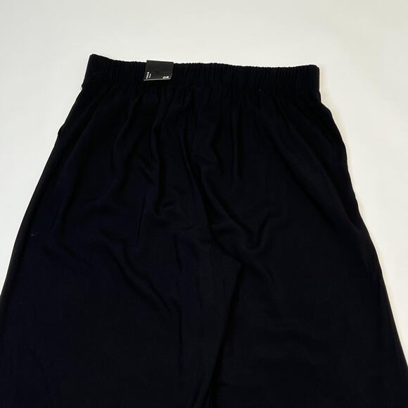 Torrid Pants Womens 0 Regular Black Wide Leg Pull On Pocket Washable Challis - Picture 3 of 12